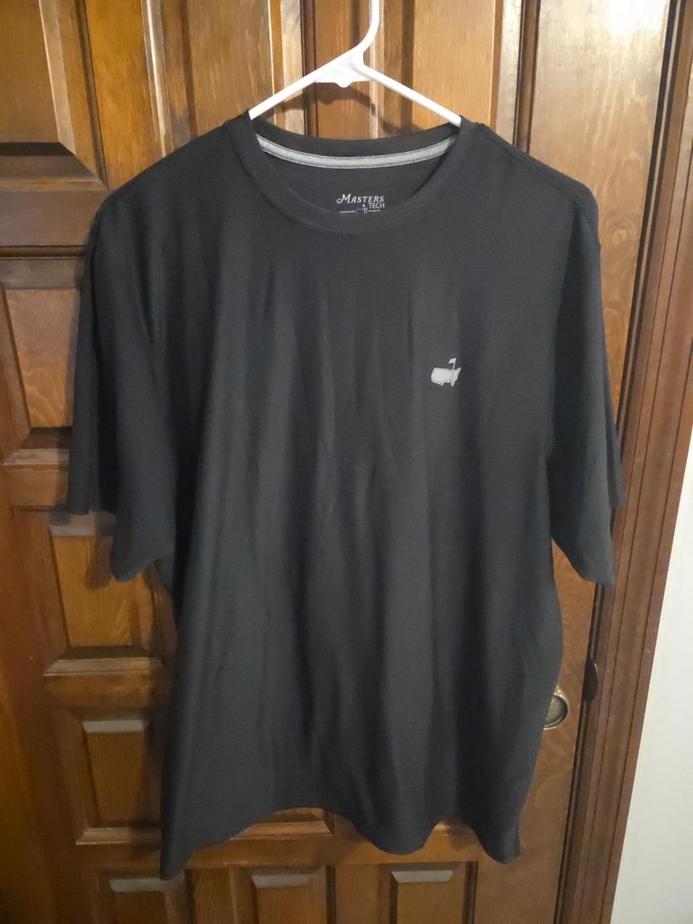 Masters Tech Augusta National Golf Shirt Mens M Black